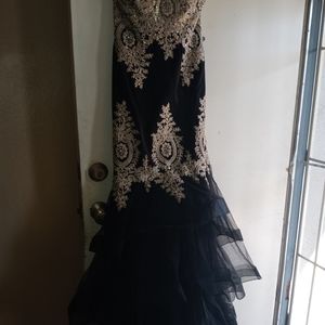 Night studio prom dress